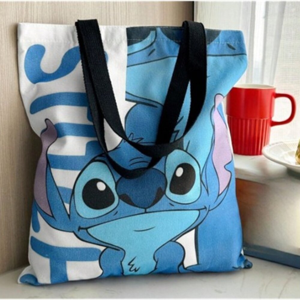 DISNEY “Lilo & Stitch” Canvas Tote Bag (BRAND-NEW‎ & SUPER CUTE!)
